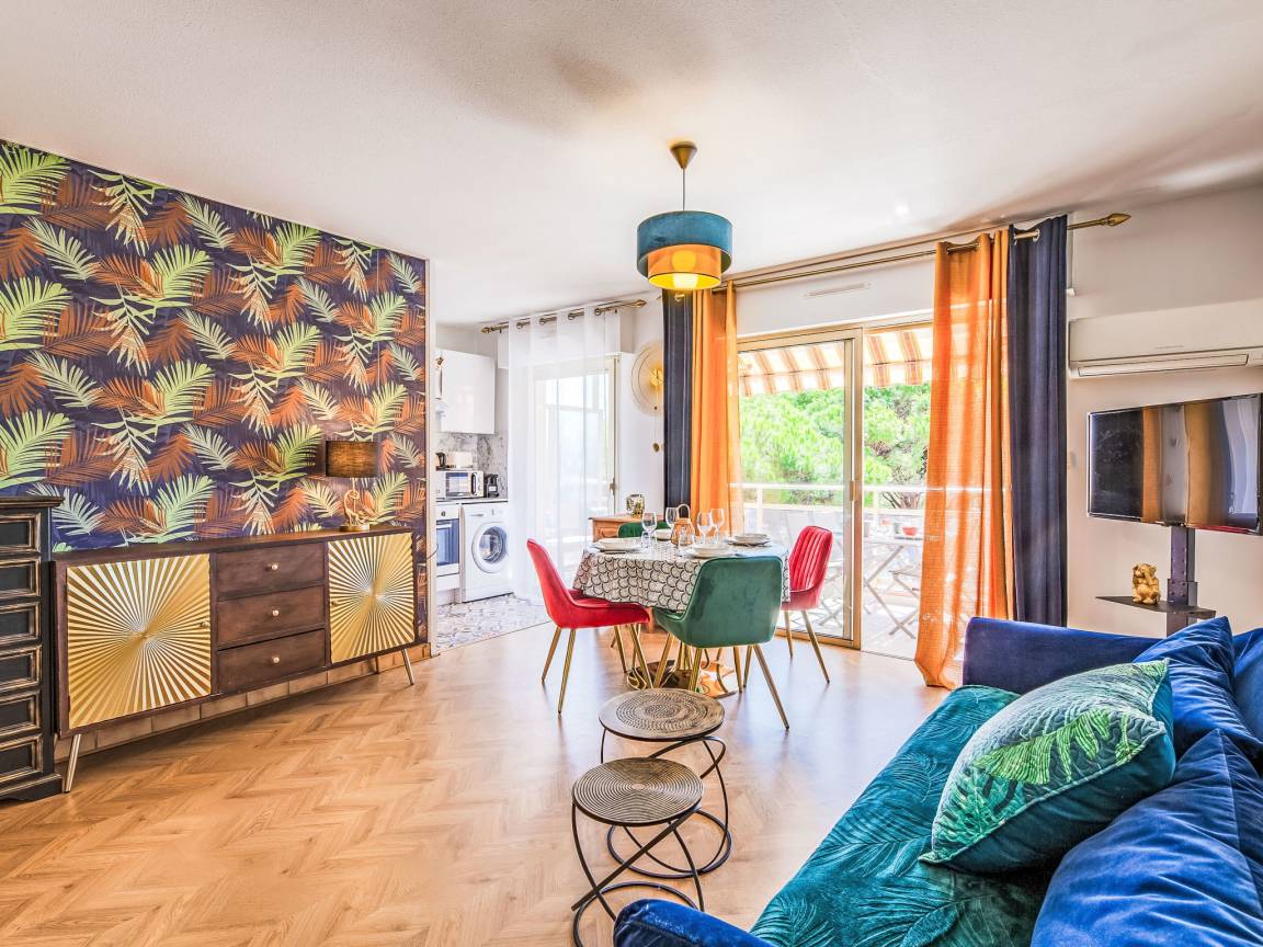 34 M² Ferienwohnung ∙ 1 Schlafzimmer ∙ 4 Gäste - Sainte-Maxime