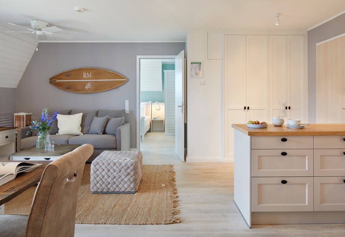 70 m&sup2; Ferienwohnung 2 Schlafzimmer 6 G&auml;ste