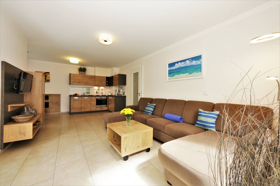 51 m² Ferienwohnung ∙ 1 Schlafzimmer ∙ 3 Gäste – Bild 1