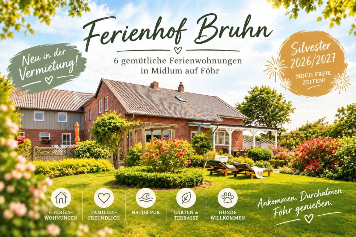 80 m&sup2; Ferienwohnung 2 Schlafzimmer 4 G&auml;ste