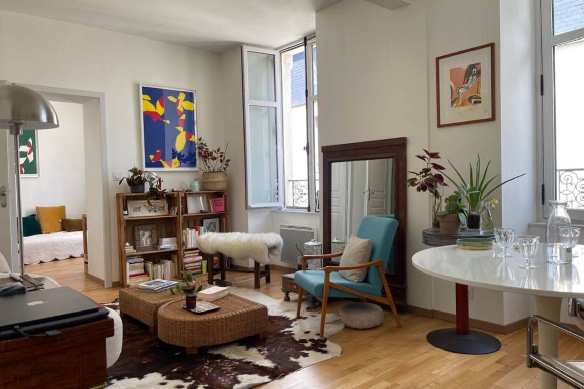 55 M² Apartamento ∙ 2 Habitaciones ∙ 3 Huéspedes - Nantes