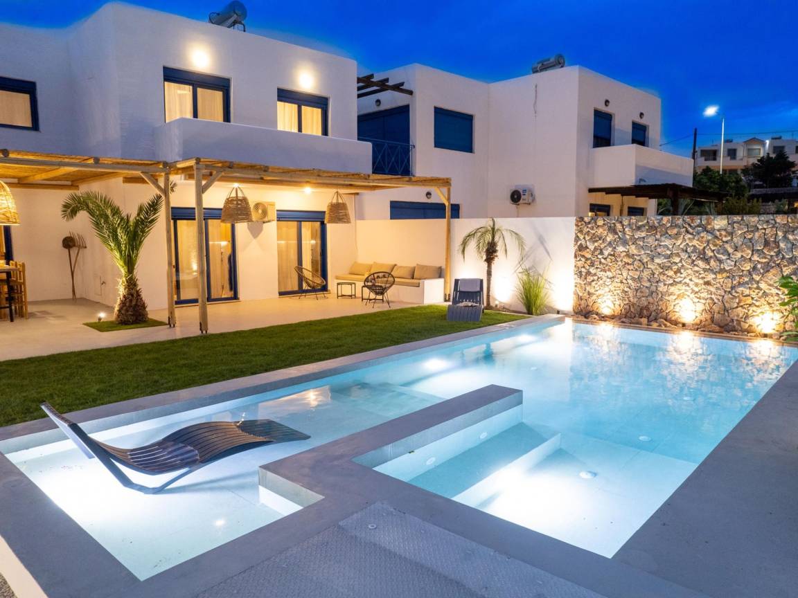 110 M² Ferienhaus ∙ 3 Schlafzimmer ∙ 6 Gäste - Lindos