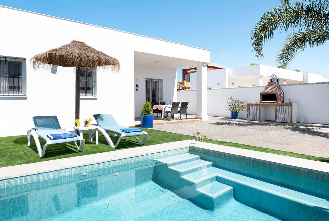 70 M² Ferienhaus ∙ 2 Schlafzimmer ∙ 4 Gäste - El Palmar de Vejer