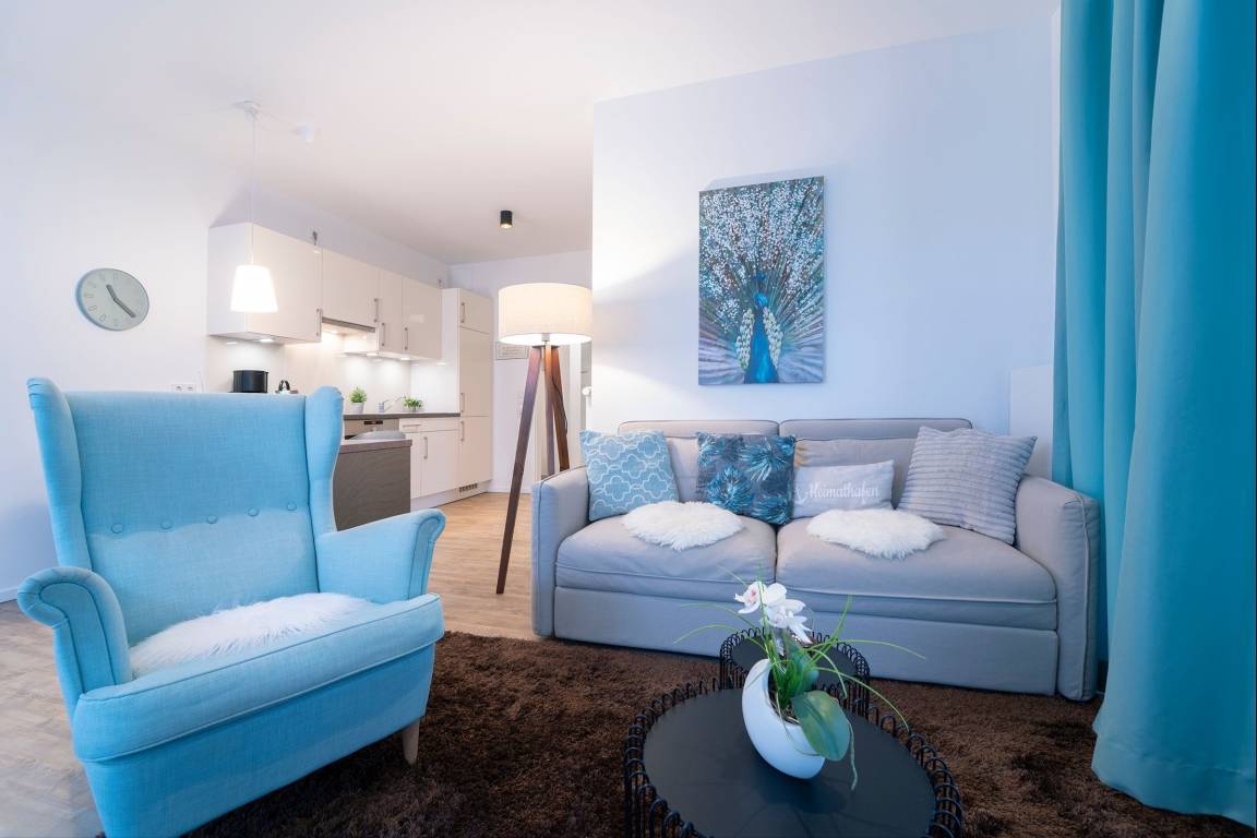 48 m² Ferienwohnung ∙ 1 Schlafzimmer ∙ 2 Gäste – Bild 1