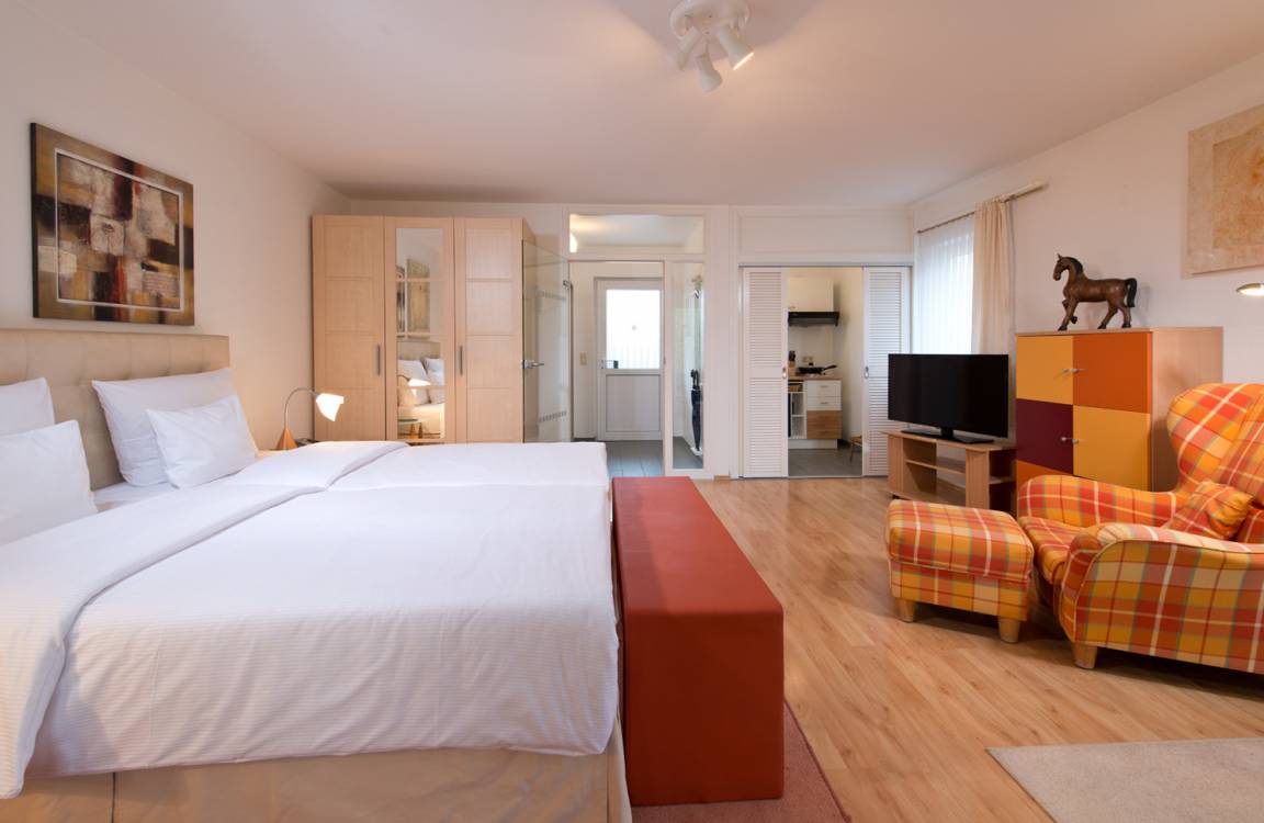 34 m² Ferienwohnung ∙ 1 Schlafzimmer ∙ 3 Gäste – Bild 4