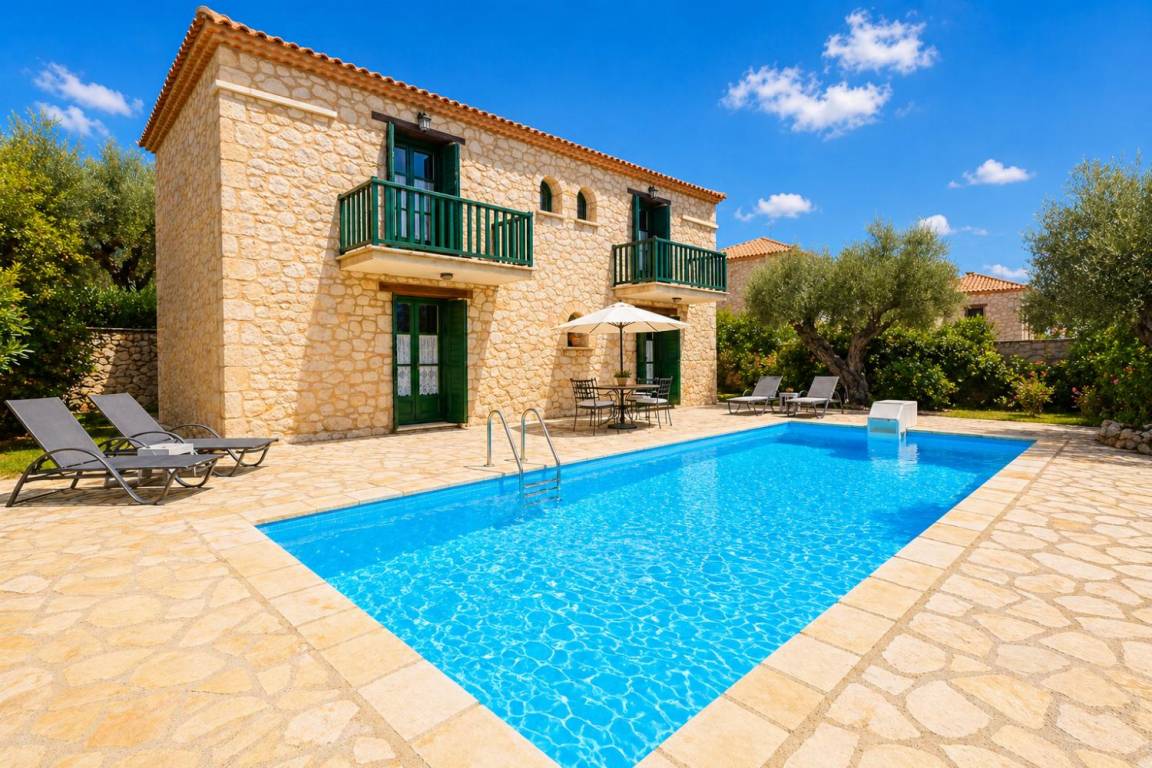 180 M² Villa ∙ 3 Bedrooms ∙ 7 Guests - Zakynthos