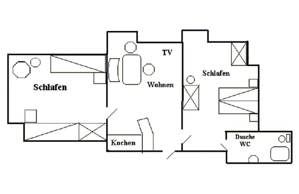 52 m² Ferienwohnung ∙ 2 Schlafzimmer ∙ 4 Gäste – Bild 16