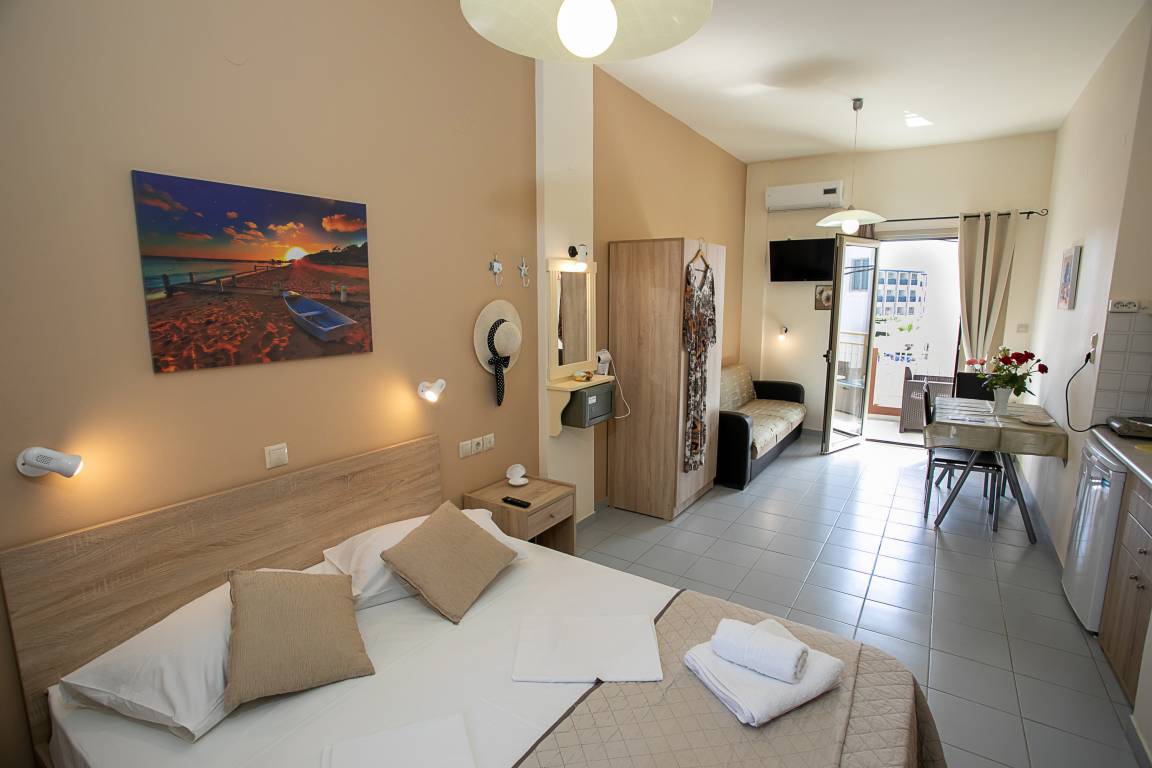 27 M² Aparthotel ∙ 2 Chambres ∙ 3 Personnes - Grèce