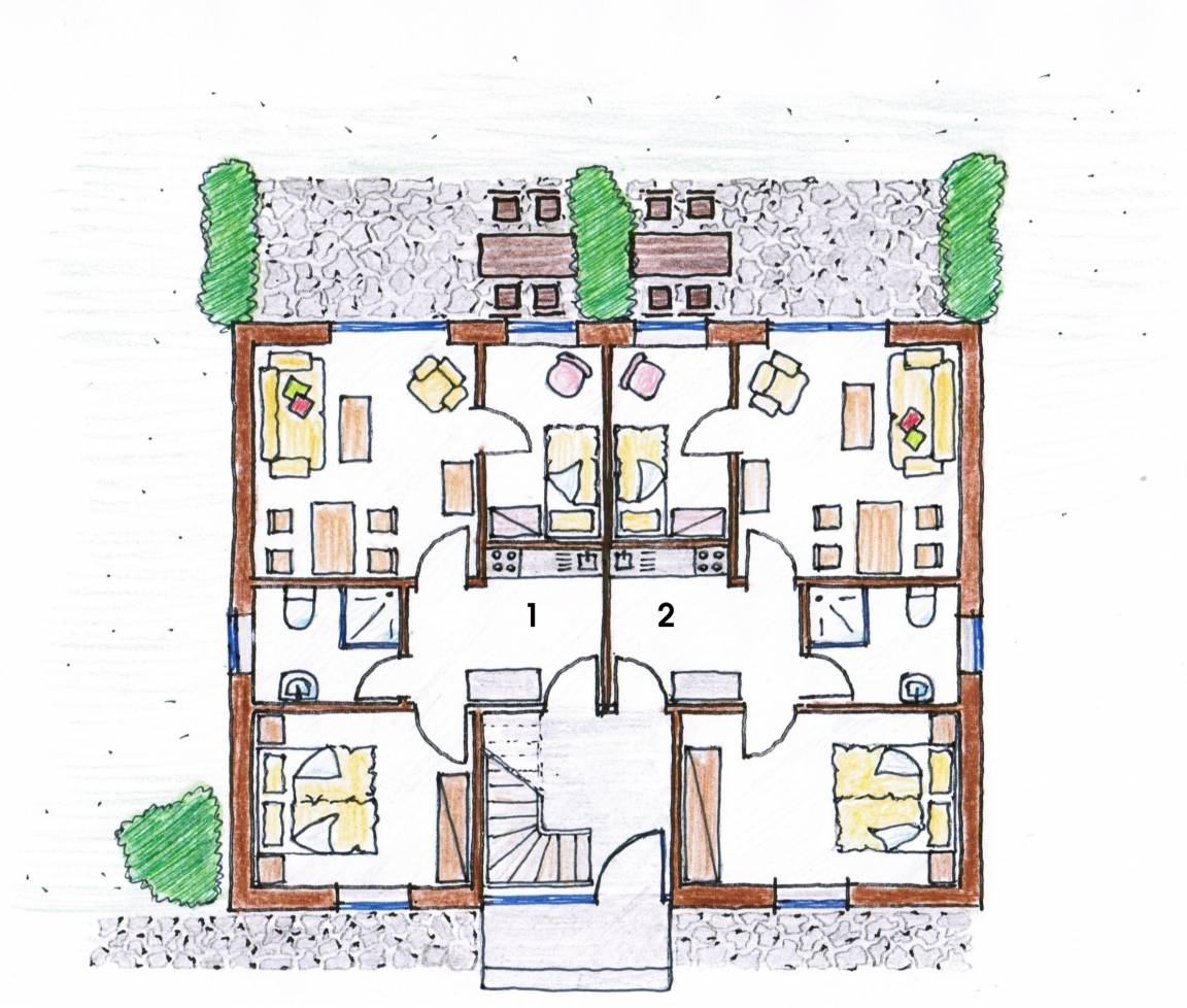 50 m² Ferienwohnung ∙ 2 Schlafzimmer ∙ 2 Gäste – Bild 14