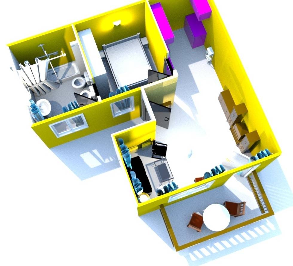 50 m² Ferienwohnung ∙ 1 Schlafzimmer ∙ 2 Gäste – Bild 11