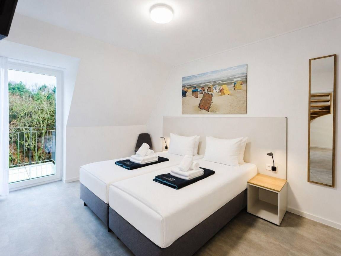 60 m&sup2; Ferienwohnung 2 Schlafzimmer 6 G&auml;ste