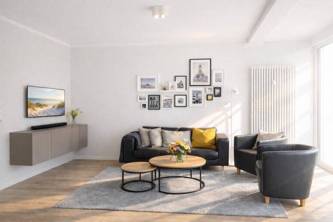 59 m² Ferienwohnung ∙ 2 Schlafzimmer ∙ 4 Gäste – Bild 1