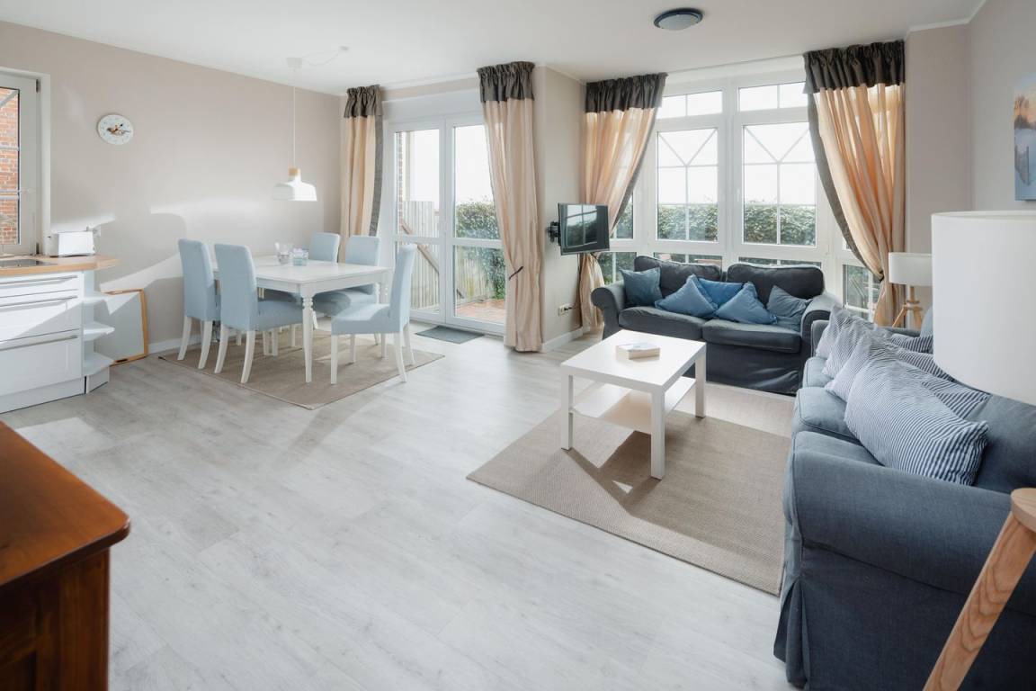 60 M² Ferienwohnung ∙ 2 Schlafzimmer ∙ 4 Gäste - Juist