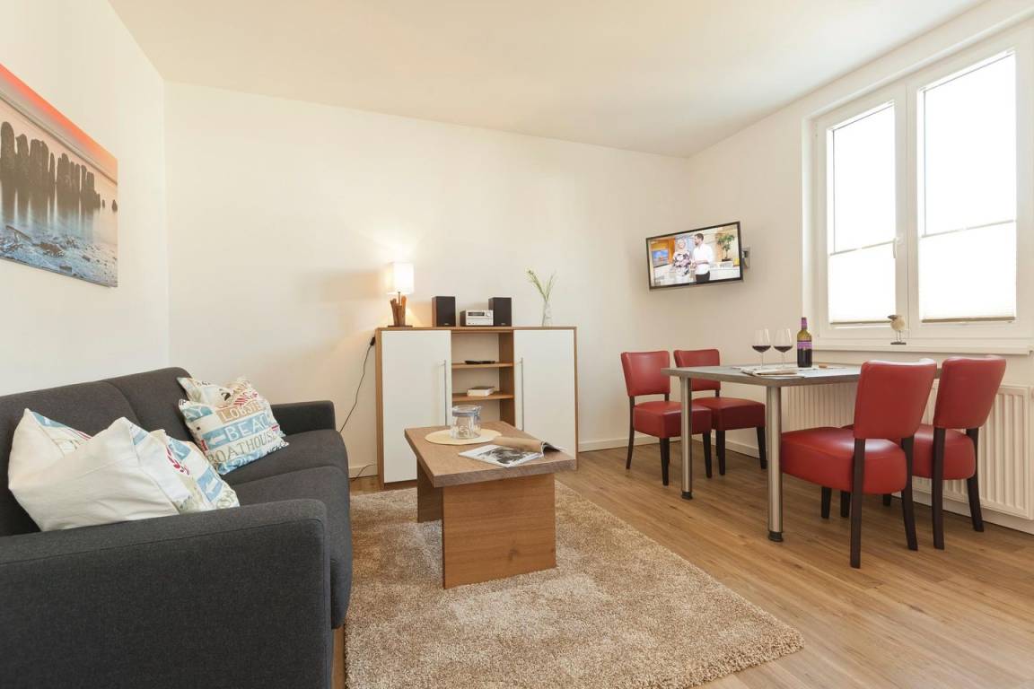 45 M² Ferienwohnung ∙ 1 Schlafzimmer ∙ 4 Gäste - Norderney