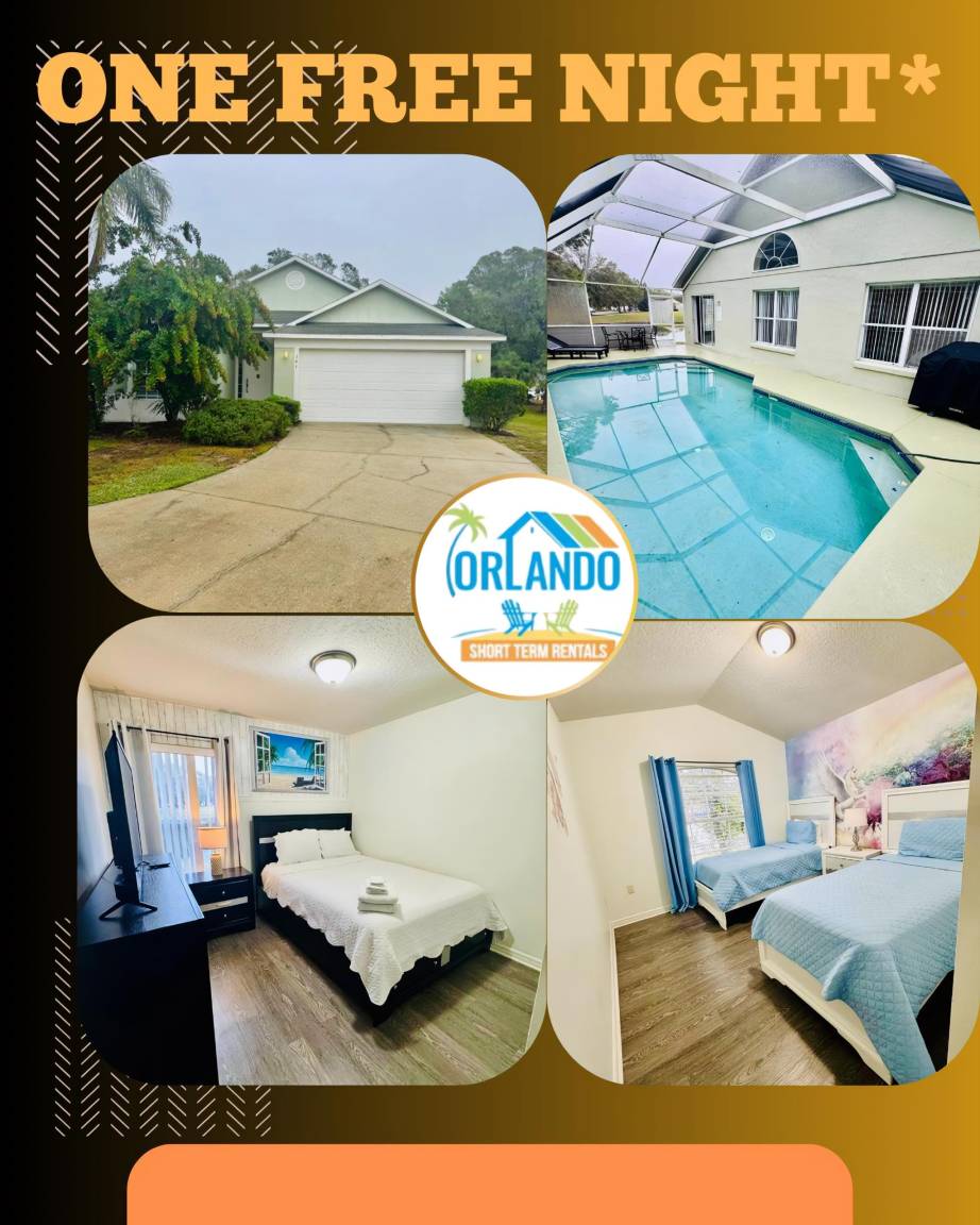 115 M² House ∙ 4 Bedrooms ∙ 6 Guests - Haines City, FL