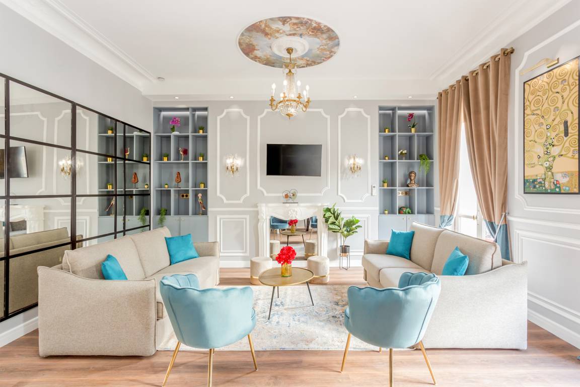 115 M² Appartement ∙ 5 Chambres ∙ 12 Personnes - Paris