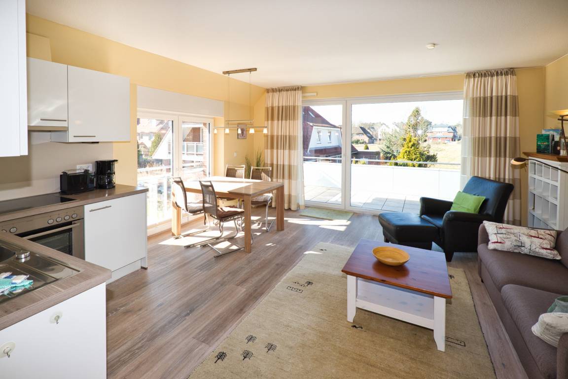 58 m&sup2; Ferienwohnung 1 Schlafzimmer 2 G&auml;ste