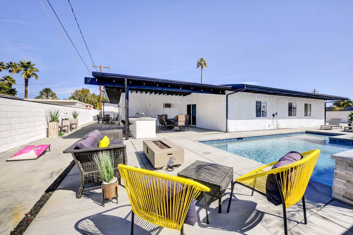 190 M² Ferienhaus ∙ 4 Schlafzimmer ∙ 10 Gäste - Palm Springs, CA