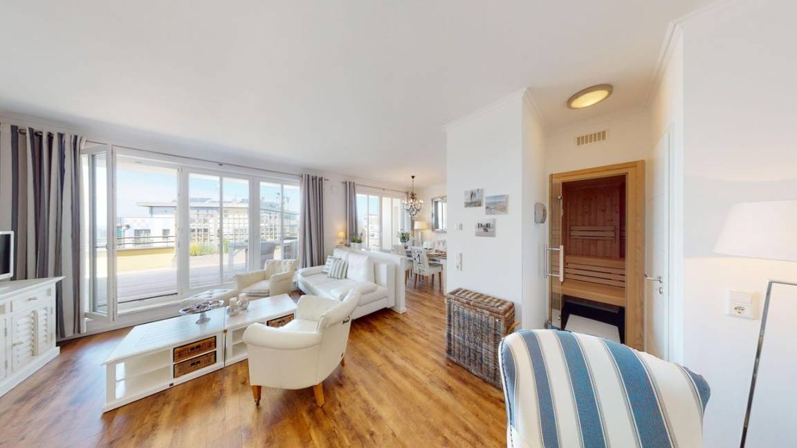 84 M² Ferienwohnung ∙ 1 Schlafzimmer ∙ 2 Gäste - Bad Doberan