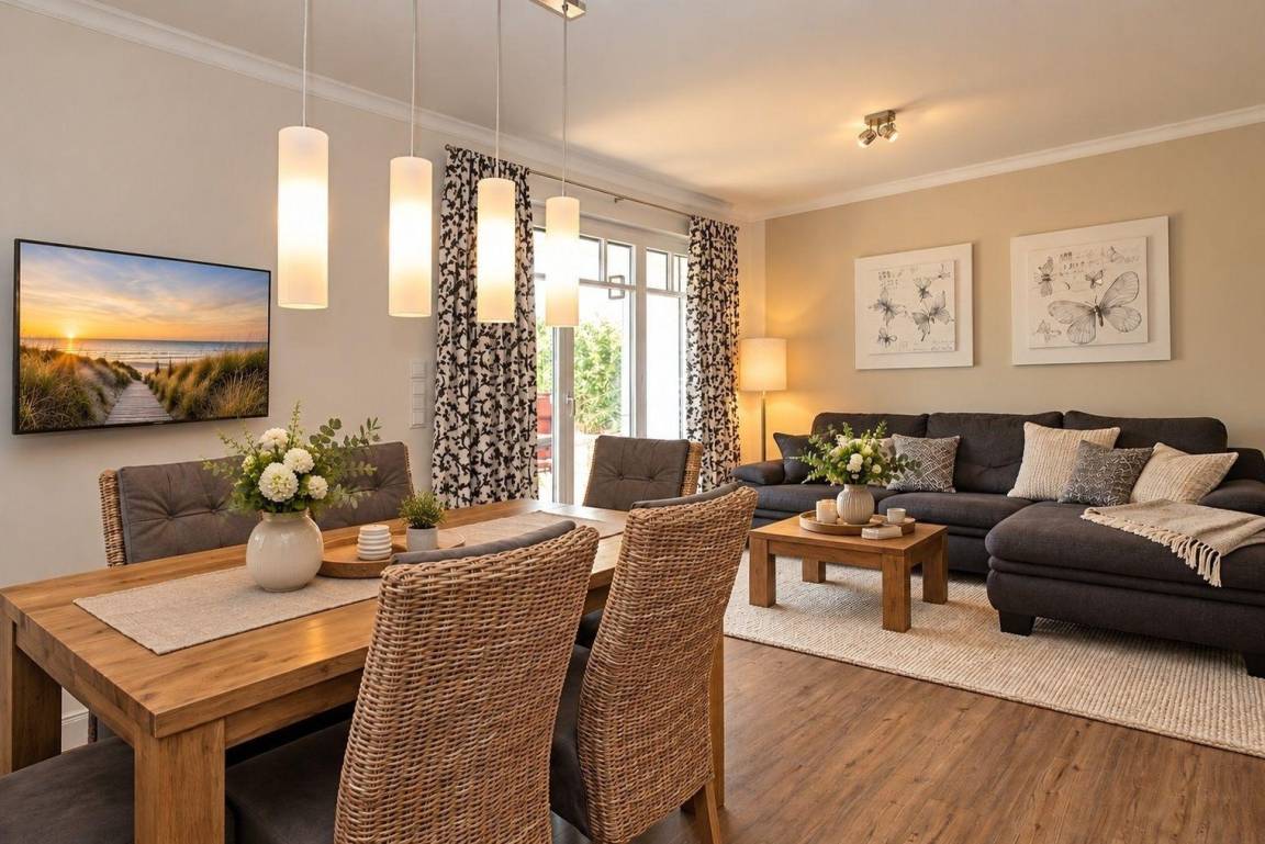 75 m&sup2; Ferienwohnung 2 Schlafzimmer 5 G&auml;ste