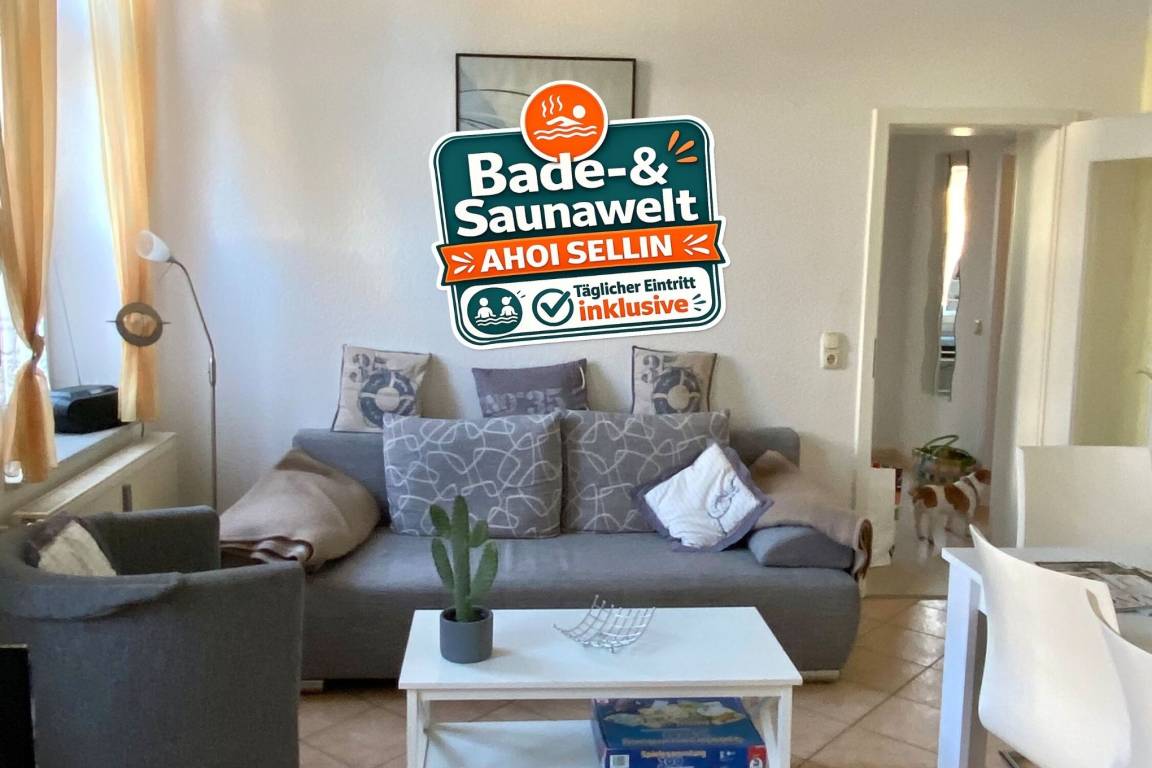 60 m&sup2; Ferienwohnung 2 Schlafzimmer 5 G&auml;ste