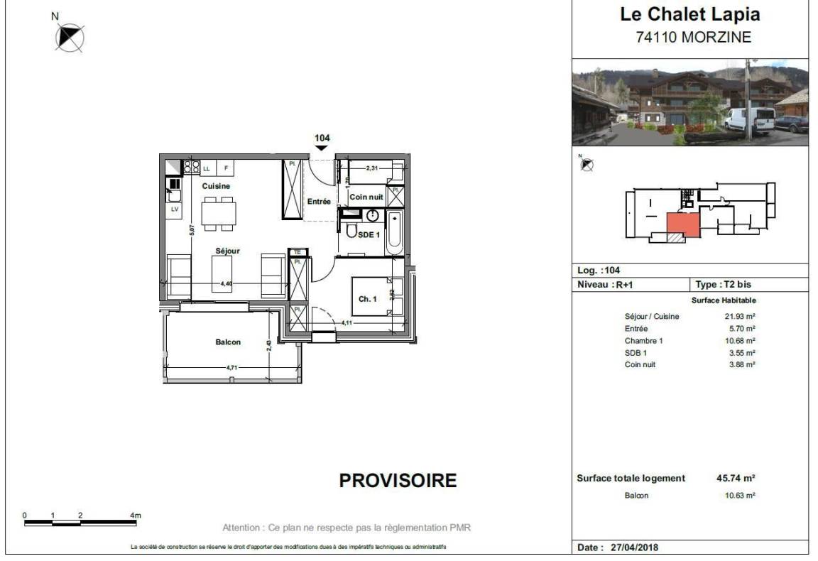 46 m² Ferienwohnung ∙ 1 Schlafzimmer ∙ 6 Gäste – Bild 7