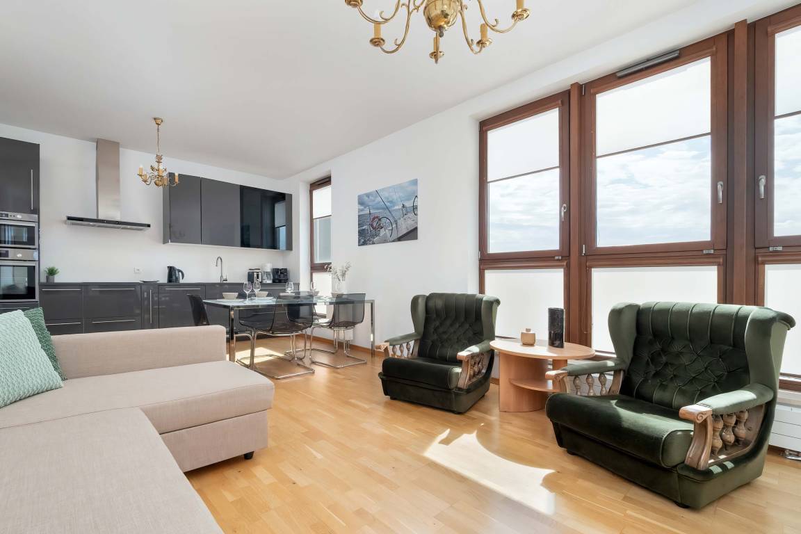 73 M² Apartamento ∙ 2 Habitaciones ∙ 6 Huéspedes - Gdynia