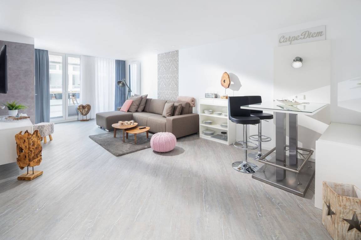 55 M² Ferienwohnung ∙ 1 Schlafzimmer ∙ 3 Gäste - Juist