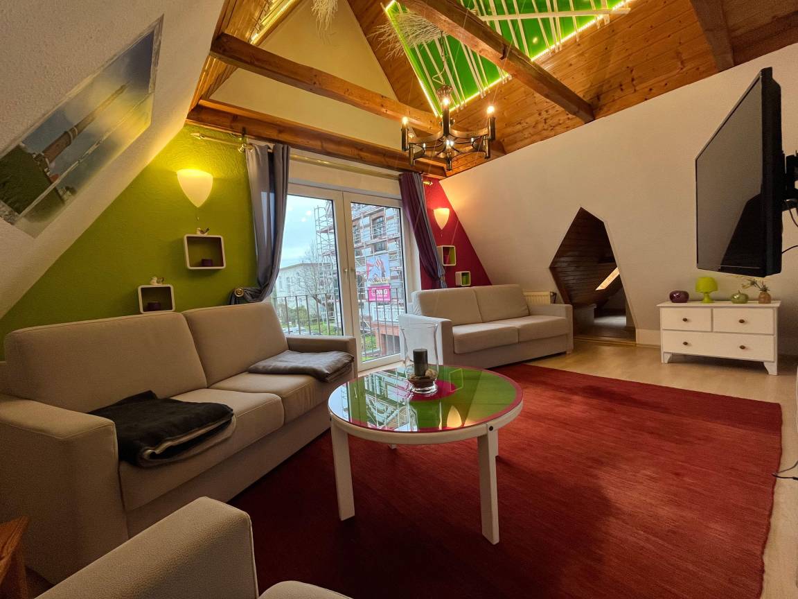 70 M² Apartament ∙ 1 Sypialnia ∙ 4 Gości - Borkum