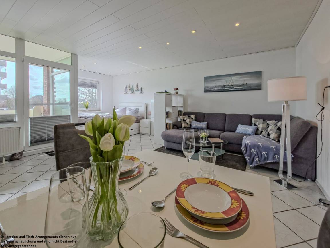 48 M² Ferienwohnung ∙ 1 Schlafzimmer ∙ 3 Gäste - Wangerooge