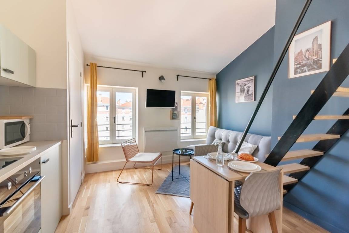22 M² Ferienwohnung ∙ 1 Schlafzimmer ∙ 2 Gäste - Lyon