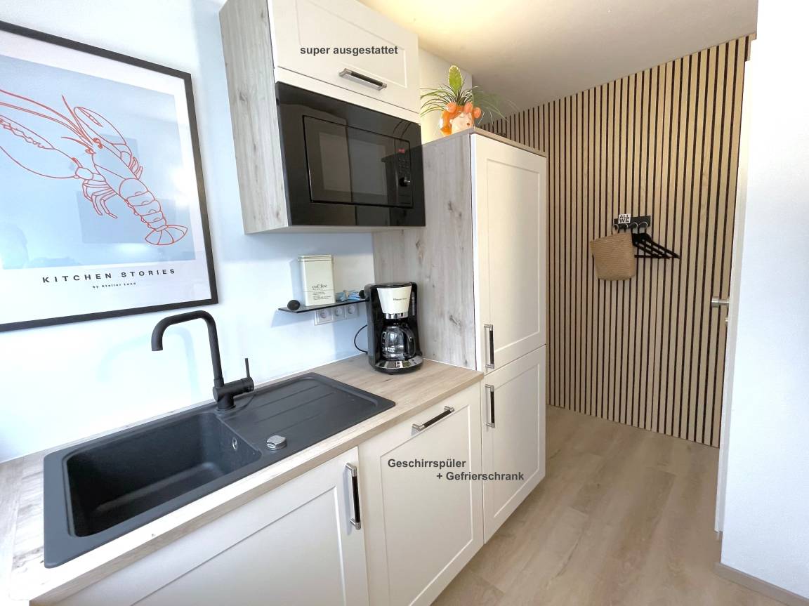 60 m² Ferienwohnung ∙ 1 Schlafzimmer ∙ 4 Gäste – Bild 4