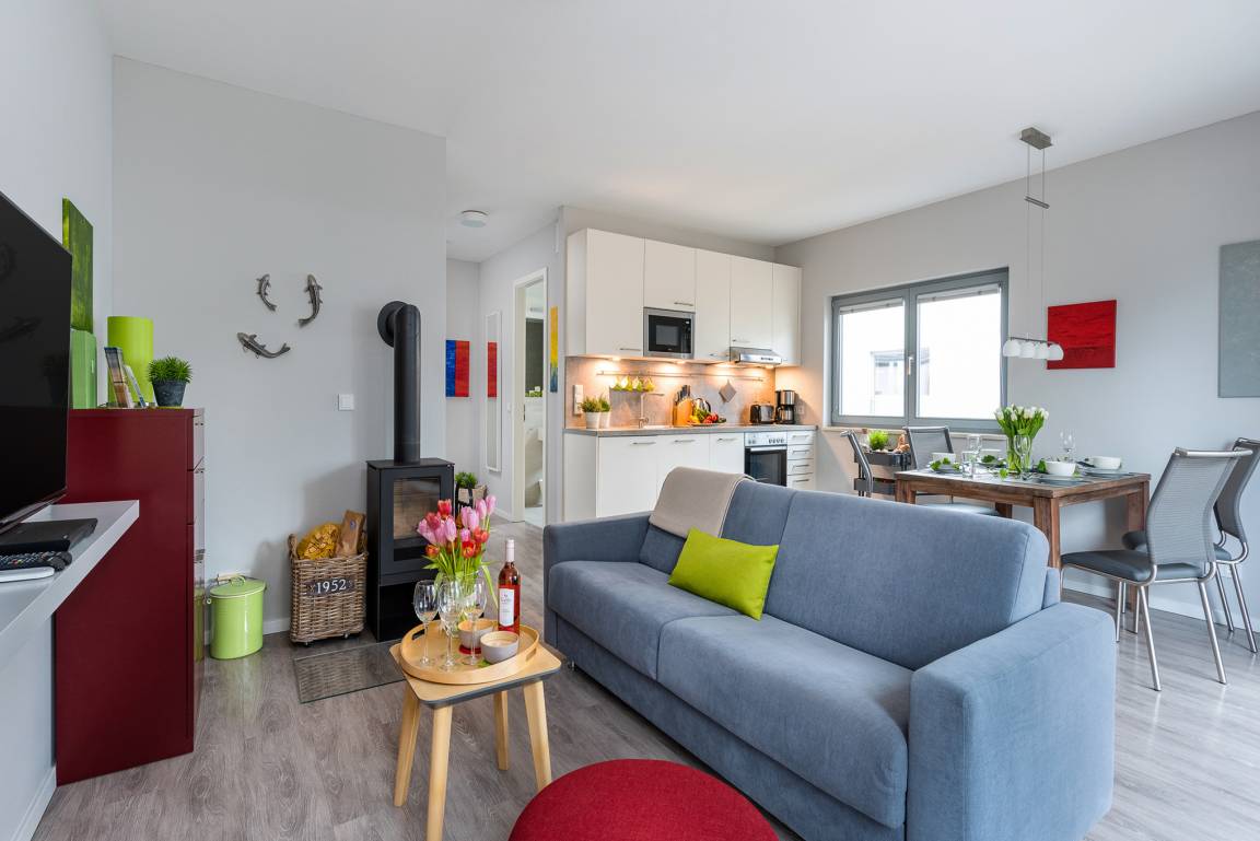 64 m² Ferienwohnung ∙ 1 Schlafzimmer ∙ 2 Gäste – Bild 1