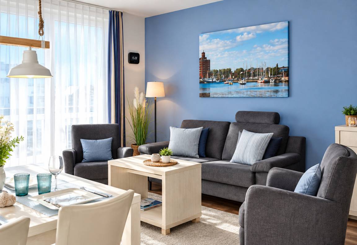74 m&sup2; Ferienwohnung 2 Schlafzimmer 4 G&auml;ste