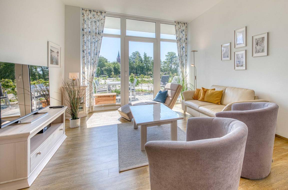 75 M² Ferienwohnung ∙ 2 Schlafzimmer ∙ 5 Gäste - Müritz