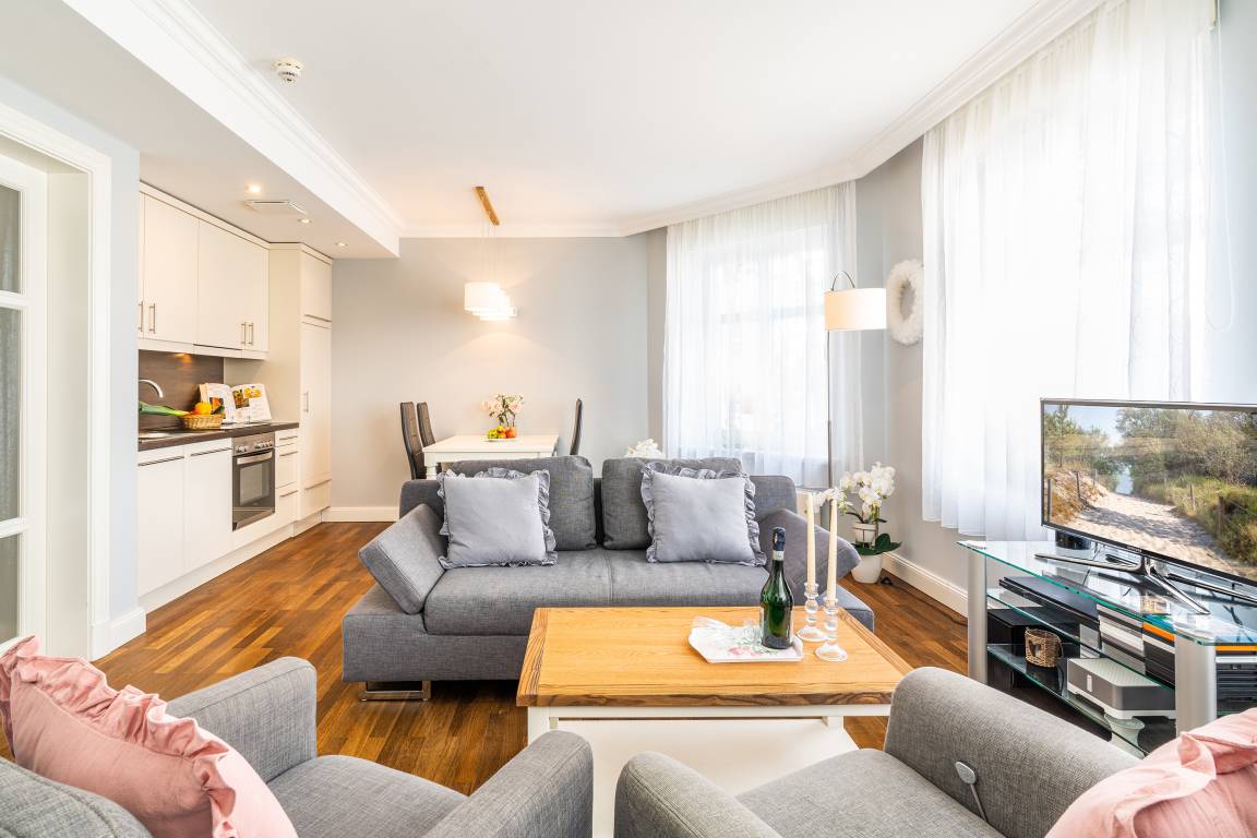 50 m² Ferienwohnung ∙ 1 Schlafzimmer ∙ 4 Gäste – Bild 3