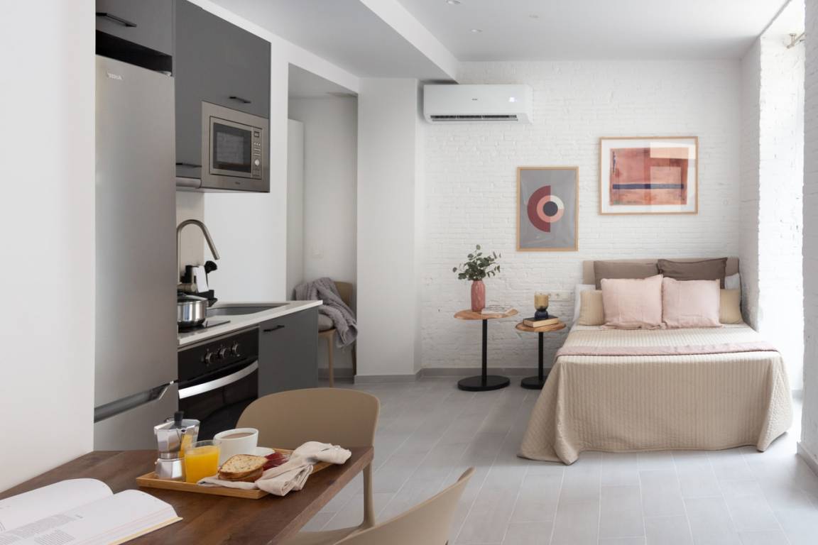 39 M² Studio Asunto ∙ 1 Makuuhuone ∙ 2 Vierasta - Valencia