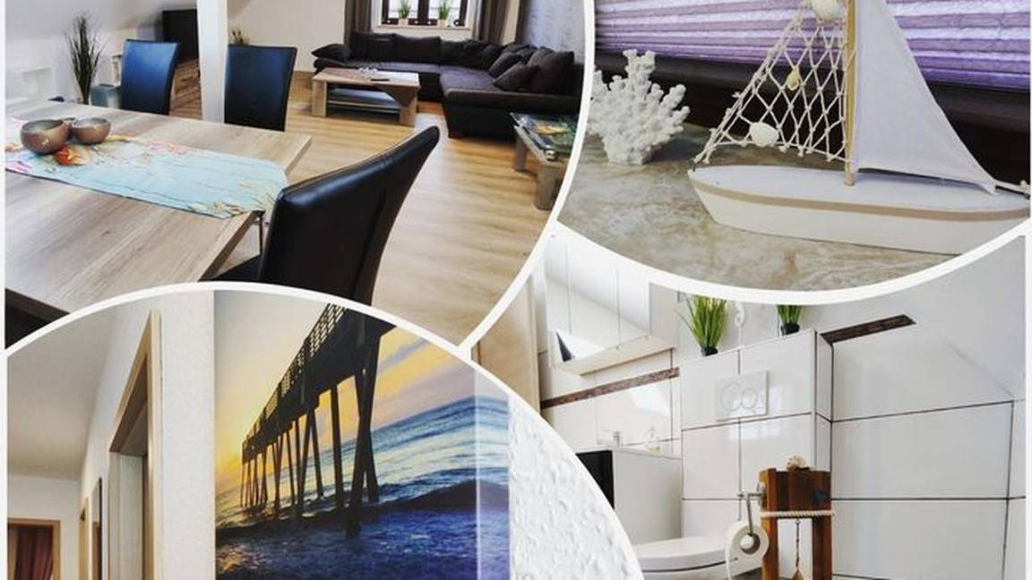 120 M² Ferienwohnung ∙ 3 Schlafzimmer ∙ 6 Gäste - Butjadingen