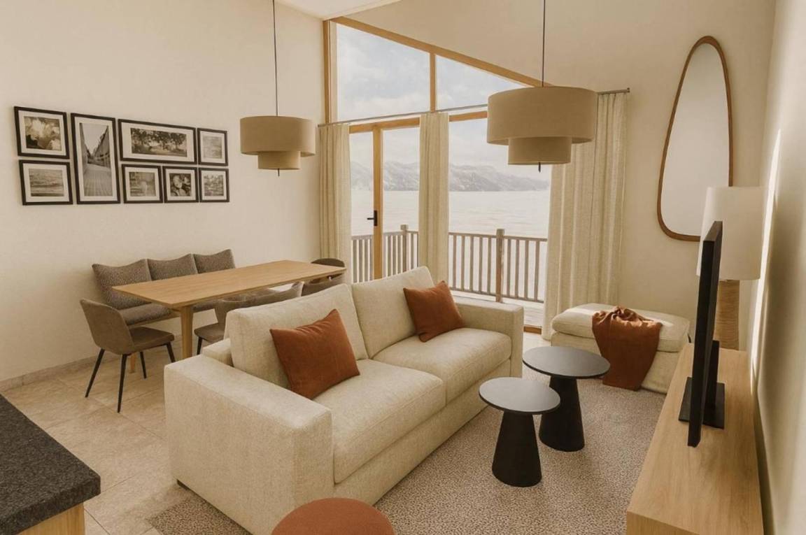 59 m&sup2; Ferienwohnung 2 Schlafzimmer 6 G&auml;ste