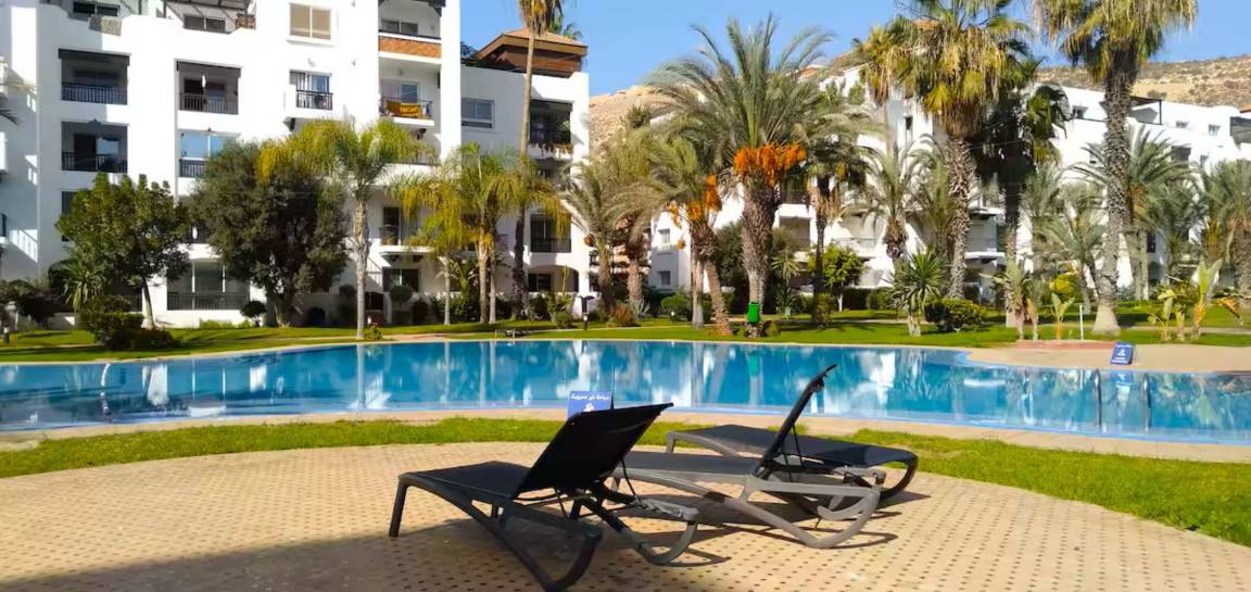 200 M² Appartement ∙ 2 Slaapkamers ∙ 5 Gasten - Agadir