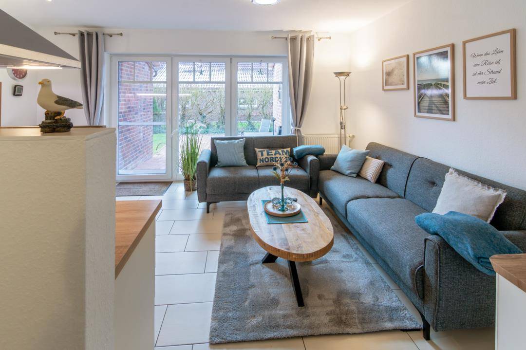 45 M² Ferienwohnung ∙ 1 Schlafzimmer ∙ 2 Gäste - Norddeich