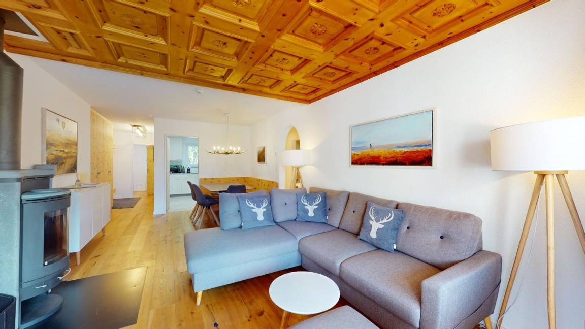 80 M² Ferienwohnung ∙ 2 Schlafzimmer ∙ 4 Gäste - Celerina/Schlarigna