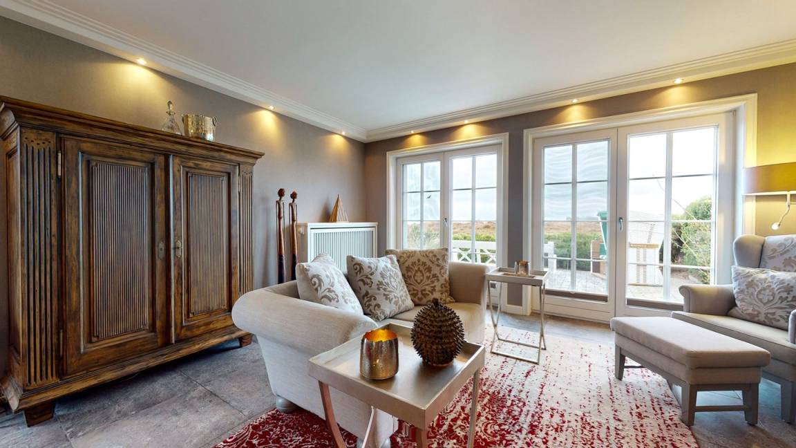 89 M² Ferienwohnung ∙ 2 Schlafzimmer ∙ 4 Gäste - Keitum