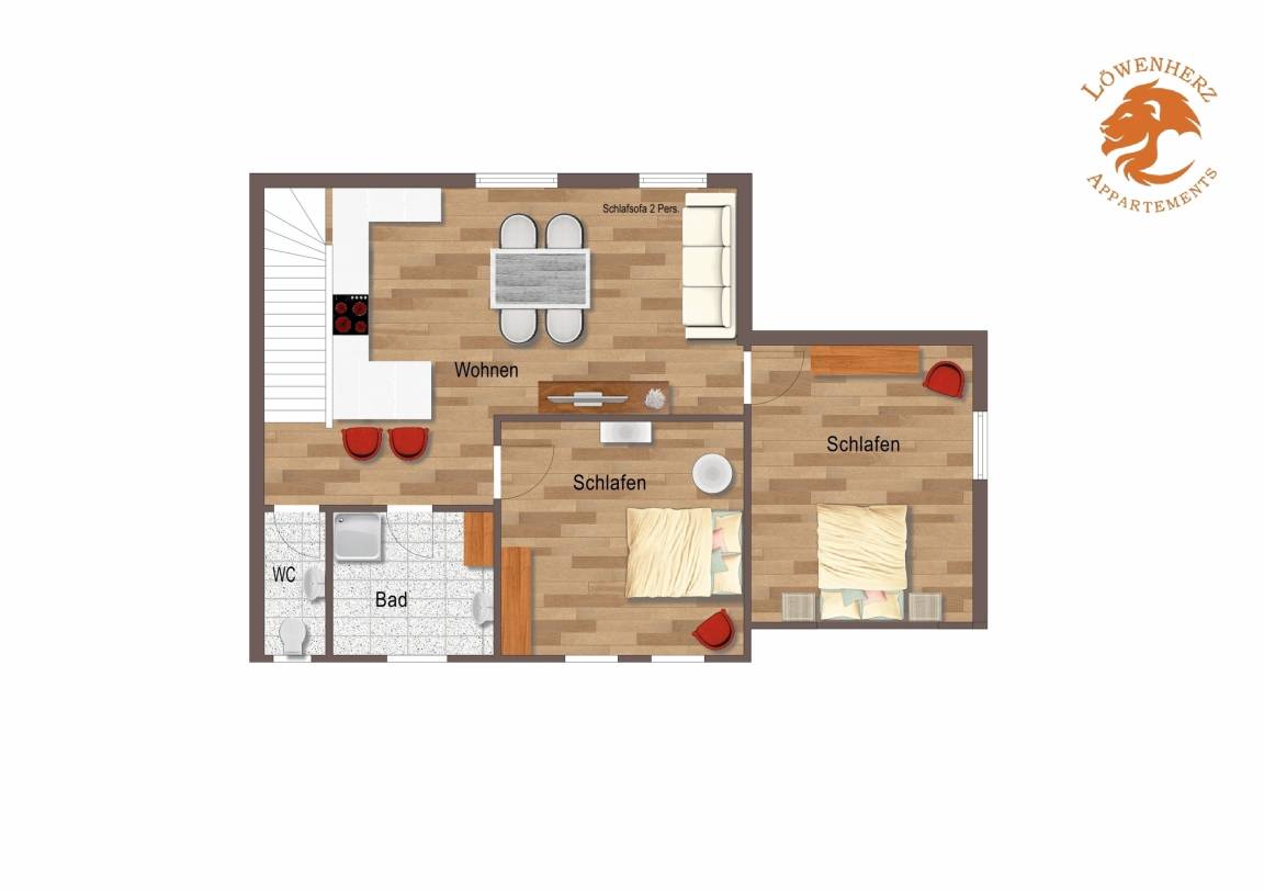 150 m² Ferienhaus ∙ 3 Schlafzimmer ∙ 12 Gäste – Bild 45