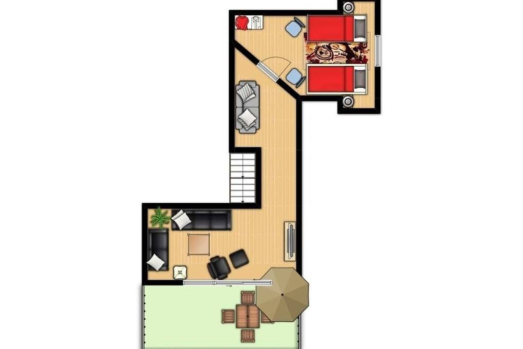 94 m² Ferienwohnung ∙ 2 Schlafzimmer ∙ 5 Gäste – Bild 29