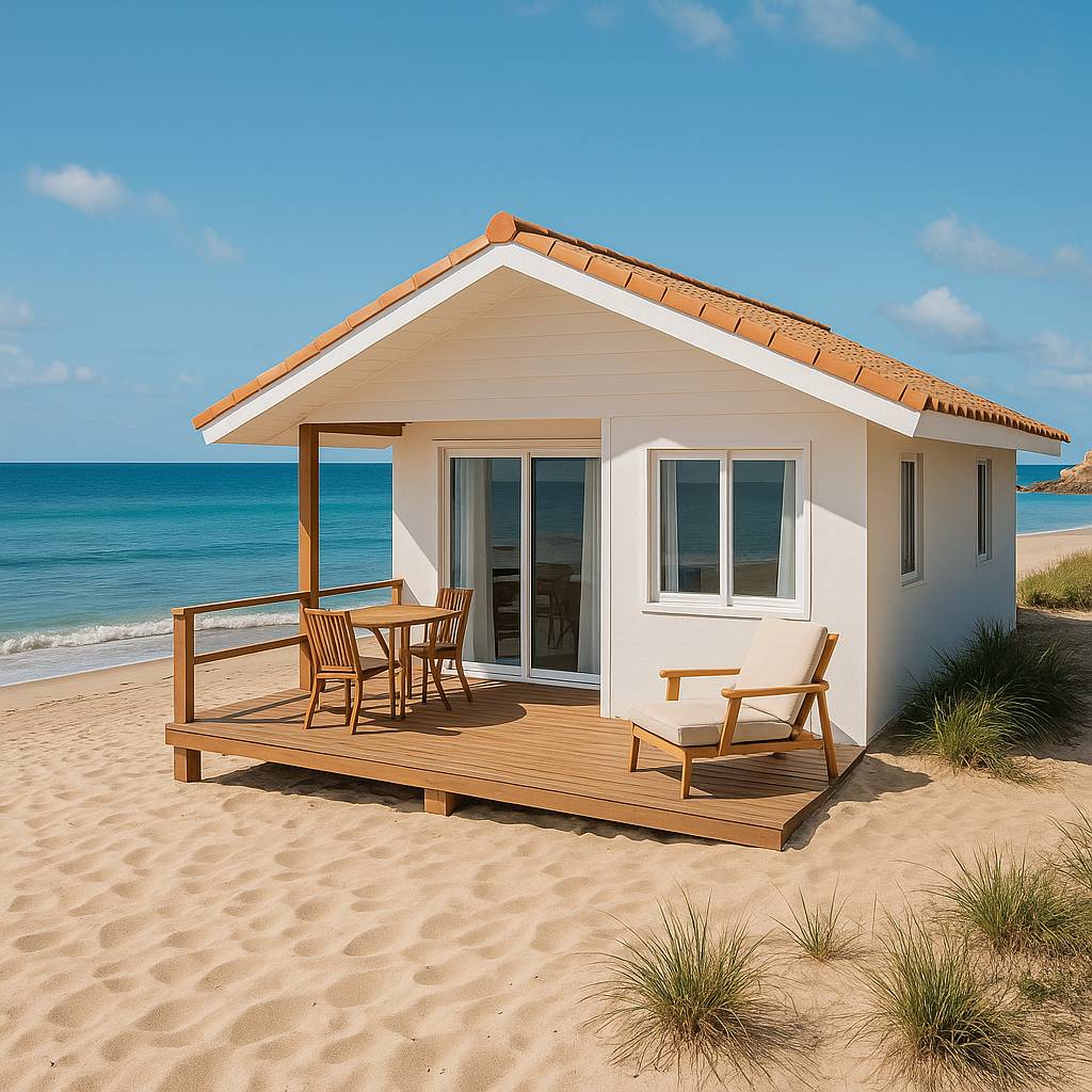 35 m&sup2; Ferienhaus 2 Schlafzimmer 4 G&auml;ste