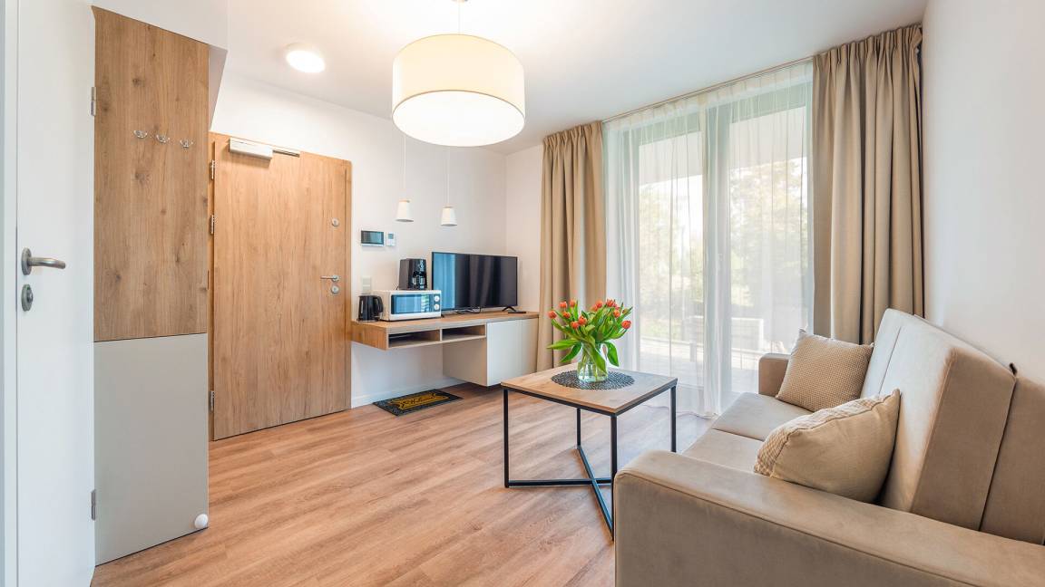 16 m² Ferienwohnung ∙ 1 Schlafzimmer ∙ 2 Gäste – Bild 2