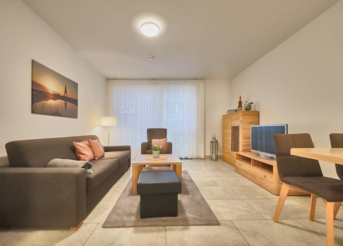 46 m² Ferienwohnung ∙ 1 Schlafzimmer ∙ 3 Gäste – Bild 1
