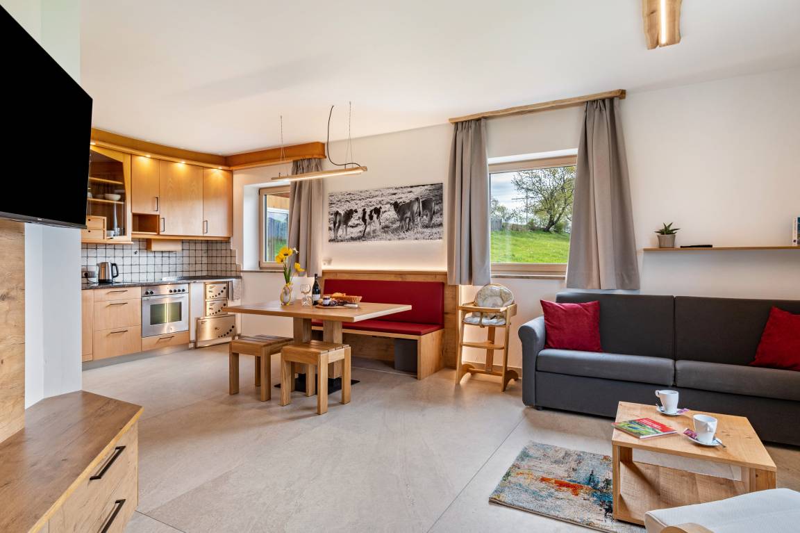 98 M² Ferienwohnung ∙ 2 Schlafzimmer ∙ 6 Gäste - Ritten
