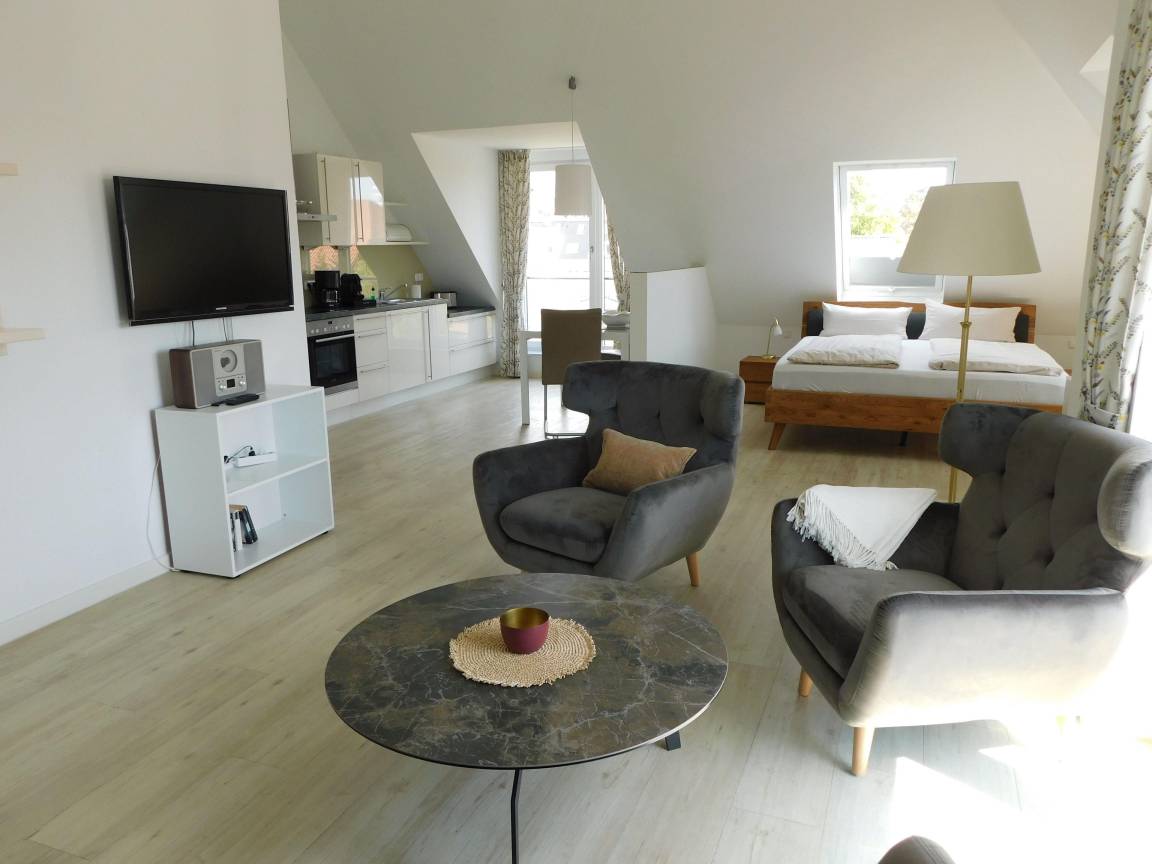 60 m&sup2; Ferienwohnung 1 Schlafzimmer 2 G&auml;ste